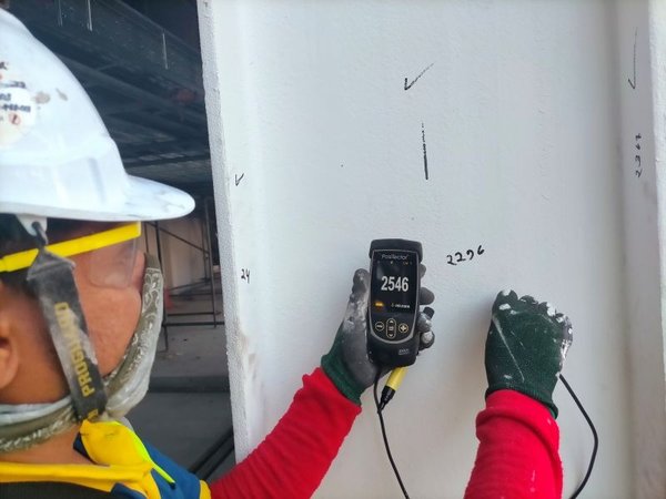 Thickness inspection verification